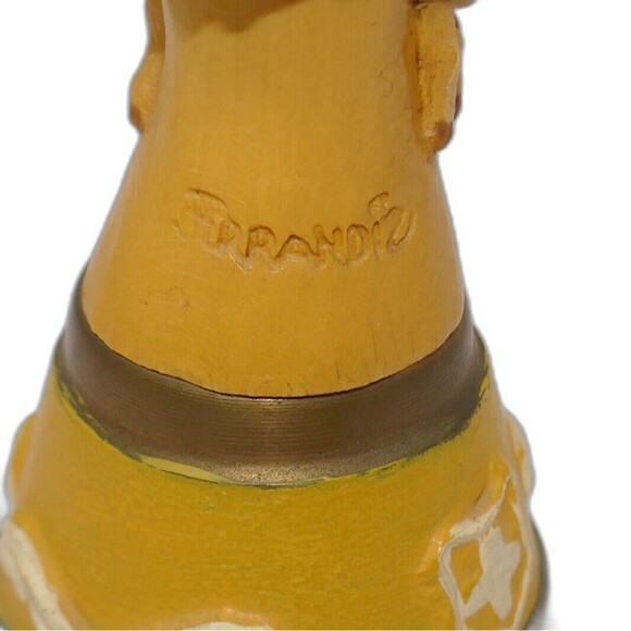 Anri Ferrandiz Spring Arrivals Hand Painted Girl with Sheep Brass Bell - Picture 7 of 9